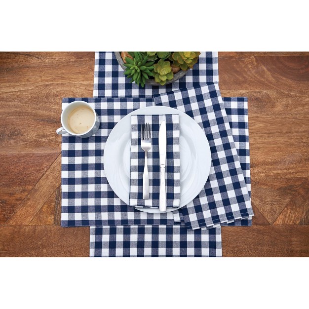 C amp f Home Ashford Indigo Placemat Set Of 6