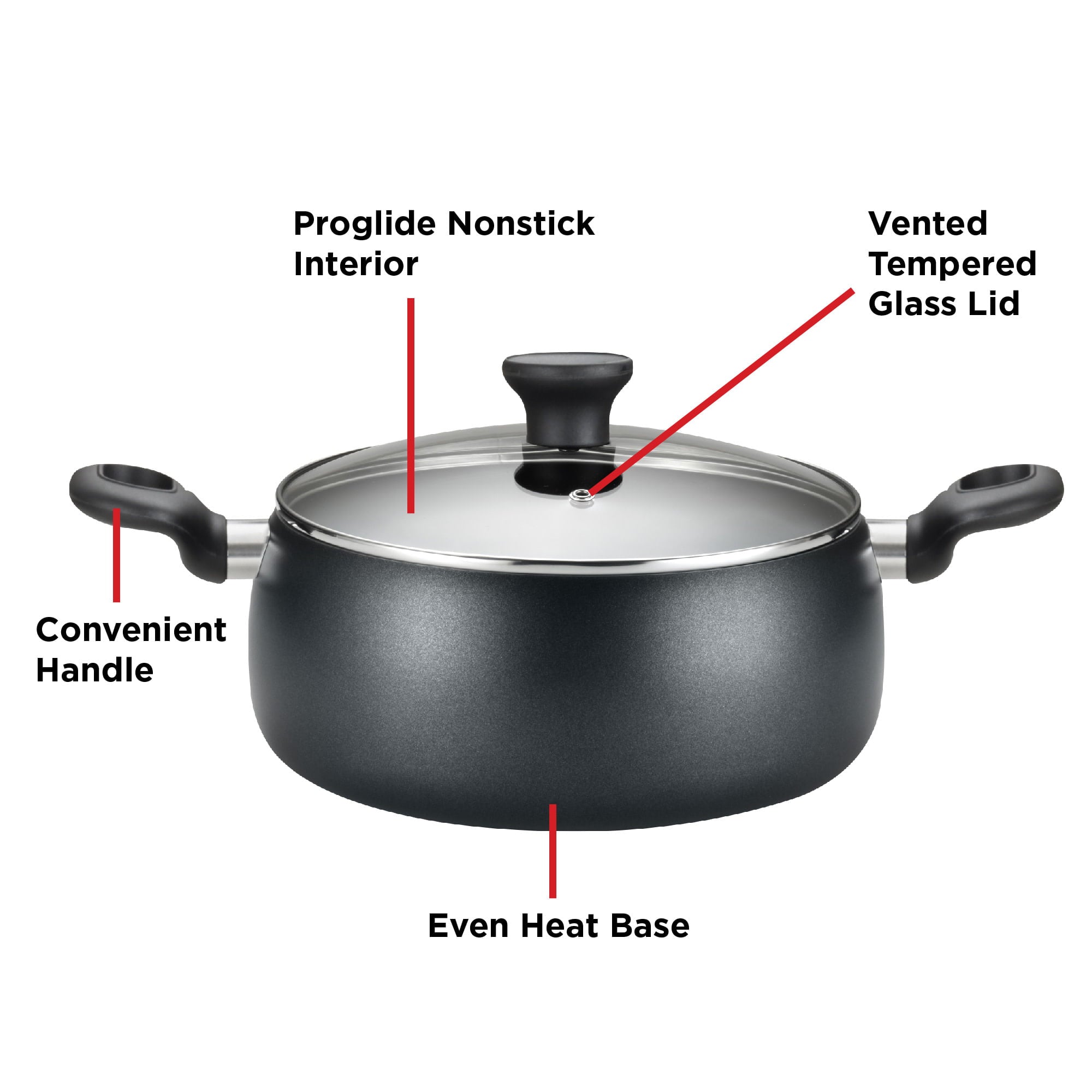 T-fal Easy Care 5.5 Quart Nonstick Saucepan and Multipot， Grey