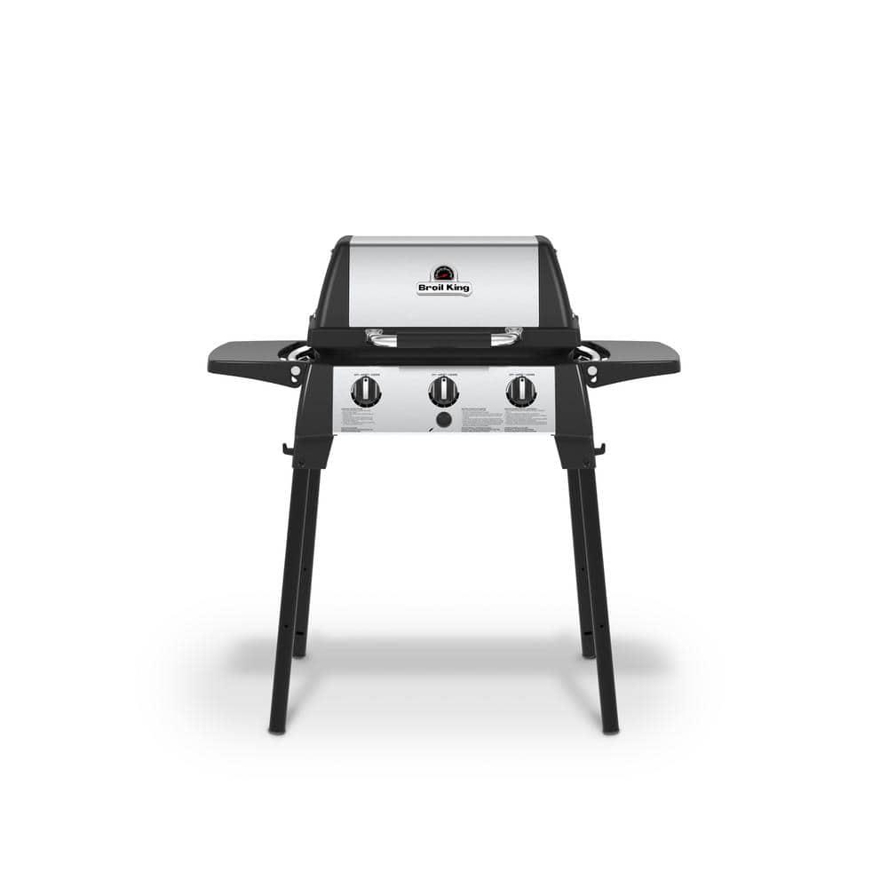 Broil King PortaChef 320 Portable Propane Grill in Stainless Steel and Black