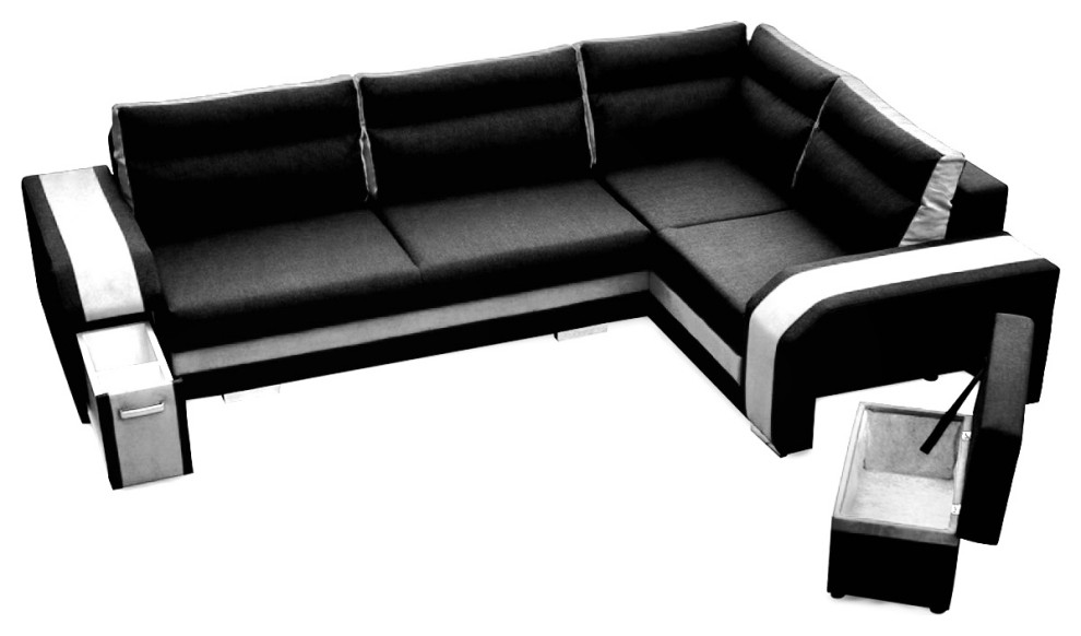 LUCIAN Sectional Sleeper Sofa   Modern   Sleeper Sofas   by Table World  Houzz