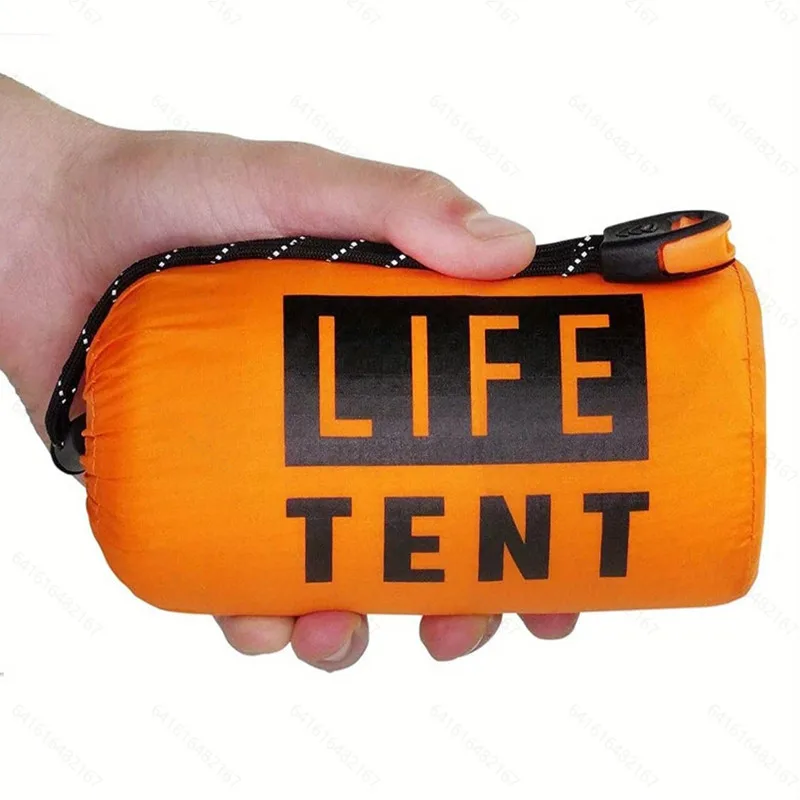 Emergency survival tent waterproof tube tent suitable for camping  hiking and outdoor activities