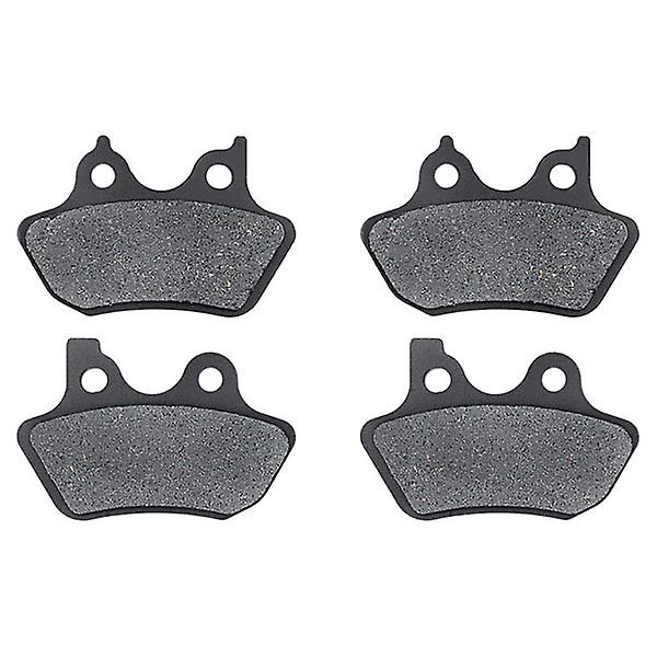 Front + Rear Brake Pads Compatible with 2000-2003 Harley XL Sportster 1200 C Custom - Non-Metallic Organic NAO Brake Pads Set