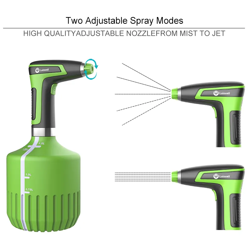 OEM ODM janitorial supplies new design rechargeable portable handheld fine mist small garden sprayer