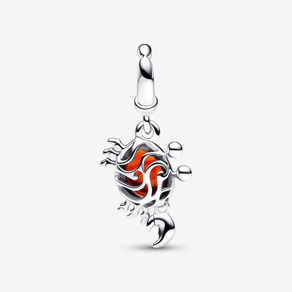 PANDORA  Disney The Little Mermaid Sebastian Crab Dangle Charm