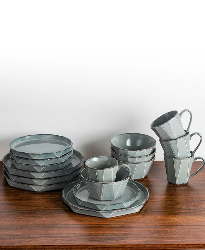 Table 12 Stonewashed 16-Pc Dinnerware Set Service for 4