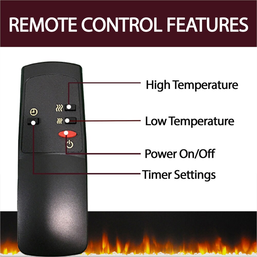 Cambridge Savona 59 inch Cherry Electric Fireplace/Media Stand