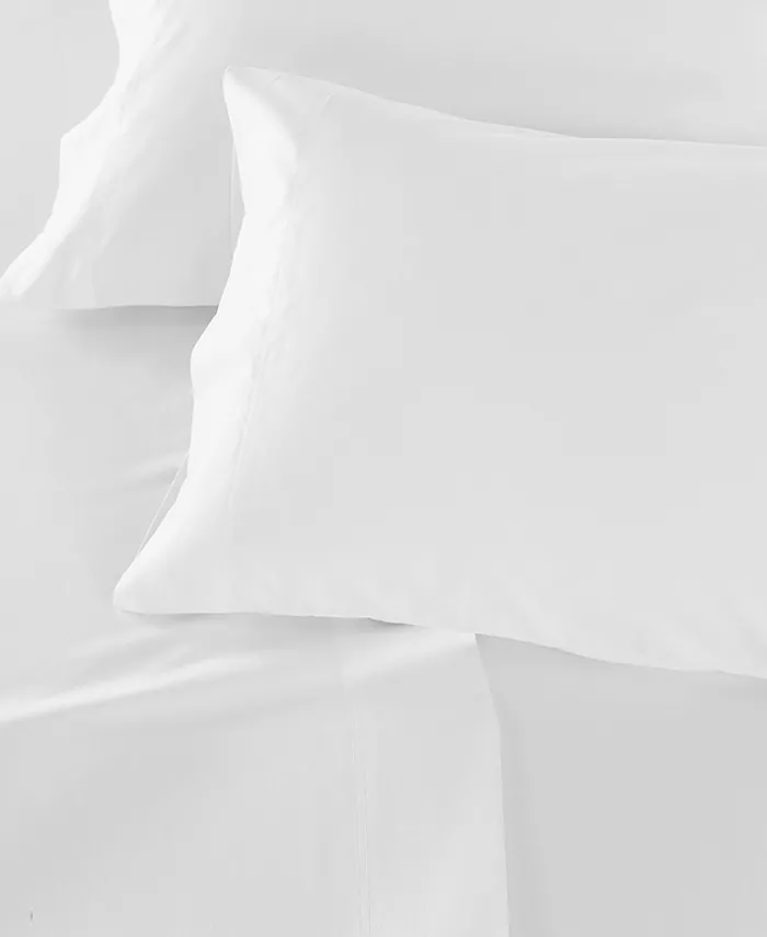 California Design Den 100% Organic Cotton Pillow Cases King Set Of 2， Authentic GOTS Certified， Soft and Cooling Percale Weave Cotton Pillowcases with envelope closure by California Design Den