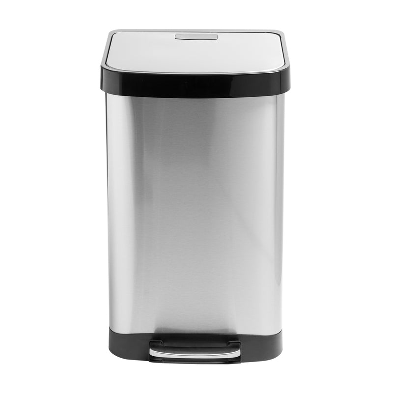 TRASH CAN SQUAR SS 13GAL