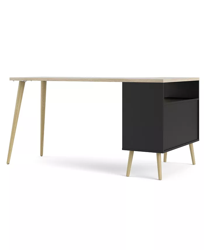 Tvilum Diana 2 Drawer 3 Shelf Desk