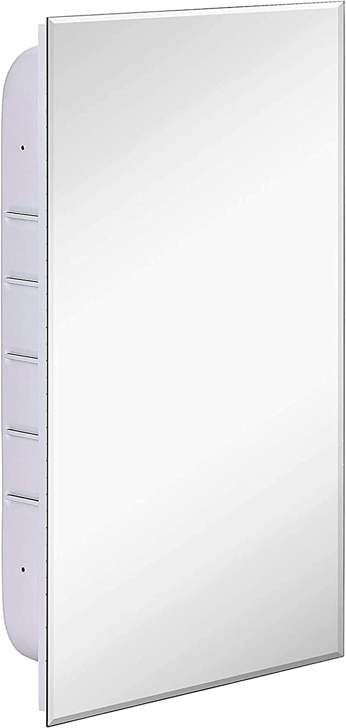 Hamilton Hills Simple Recessed Medicine Cabinet with Mirror