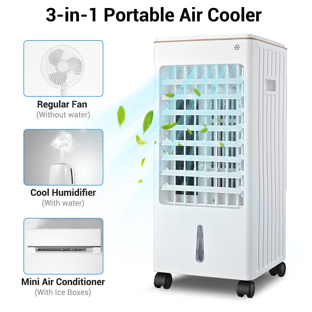 Yescom 3-in-1 3L Air Cooler Portable 65W with Remote