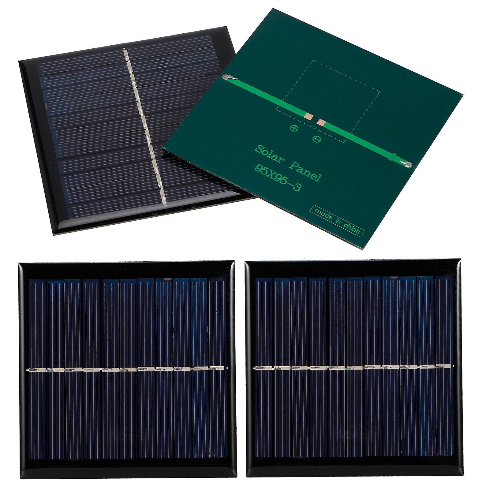 4pcs 1w 5.5v Micro Solar Panels High Conversion Rate Solar Cell Module 95 X 95mm