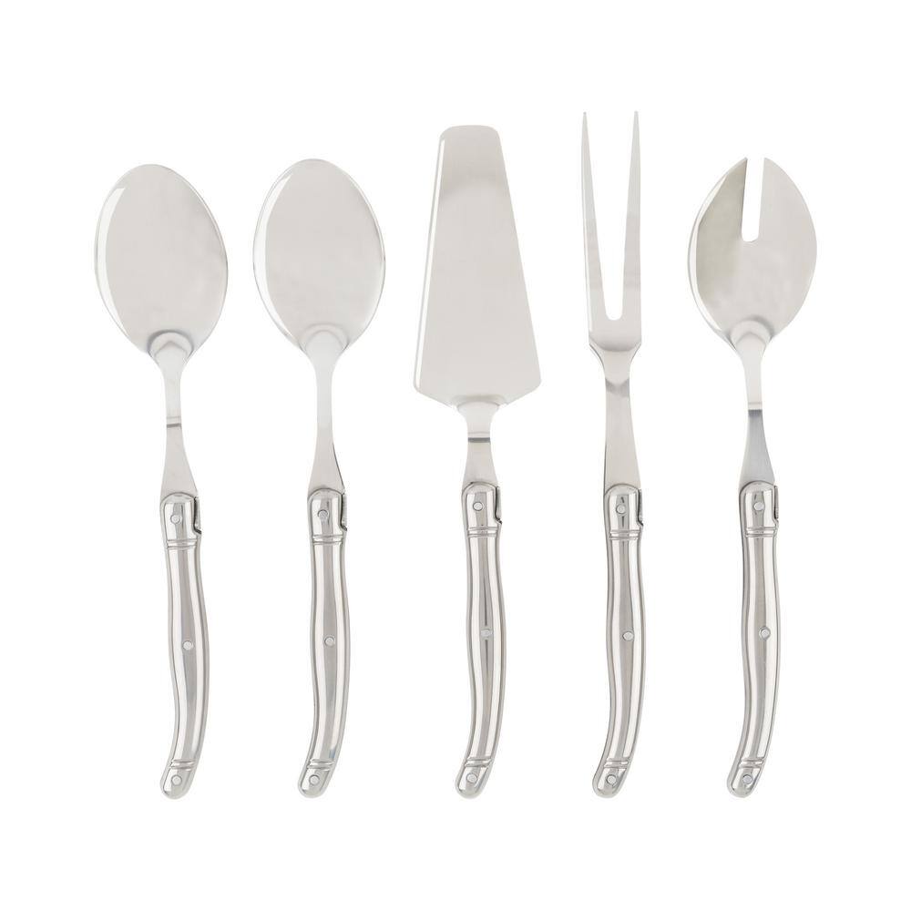 French Home Stainless Steel Laguiole 5-Piece Hostess Set LG076