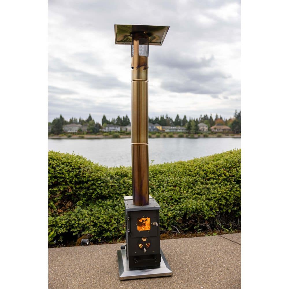 TIMBER STOVES 72,000 BTU Residential Wood Pellet Burning Patio Heater WPPHLT2.5LS