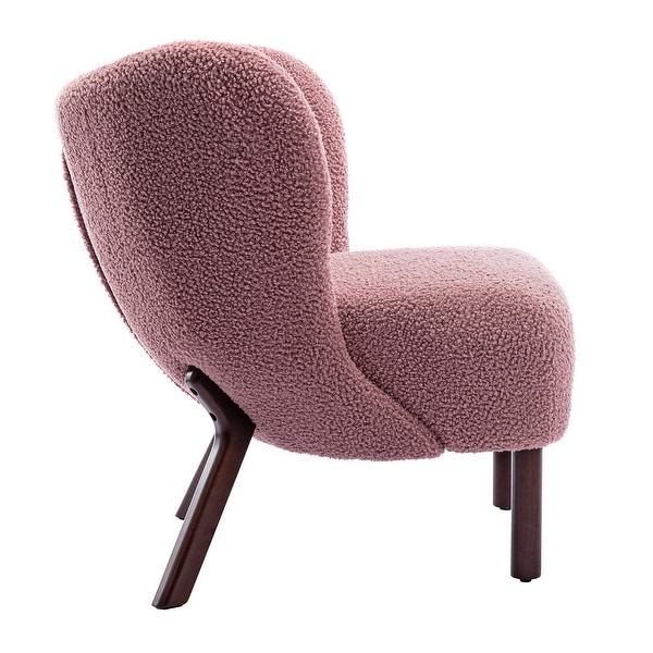 Modern Design Wingback Chairs with Solid Wood Legs