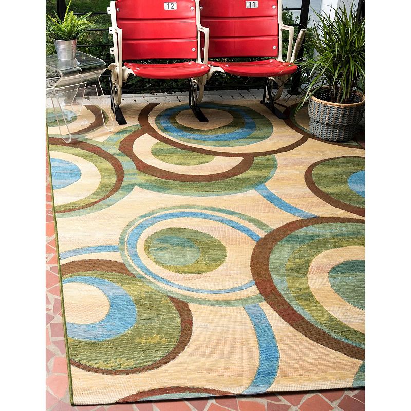 Unique Loom Outdoor Babbling Area Rug