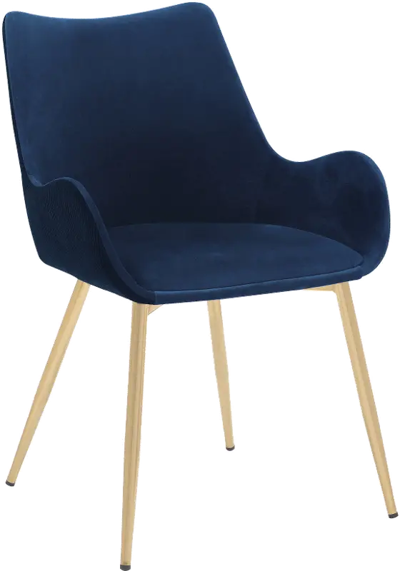 Avery Blue Dining Room Chair