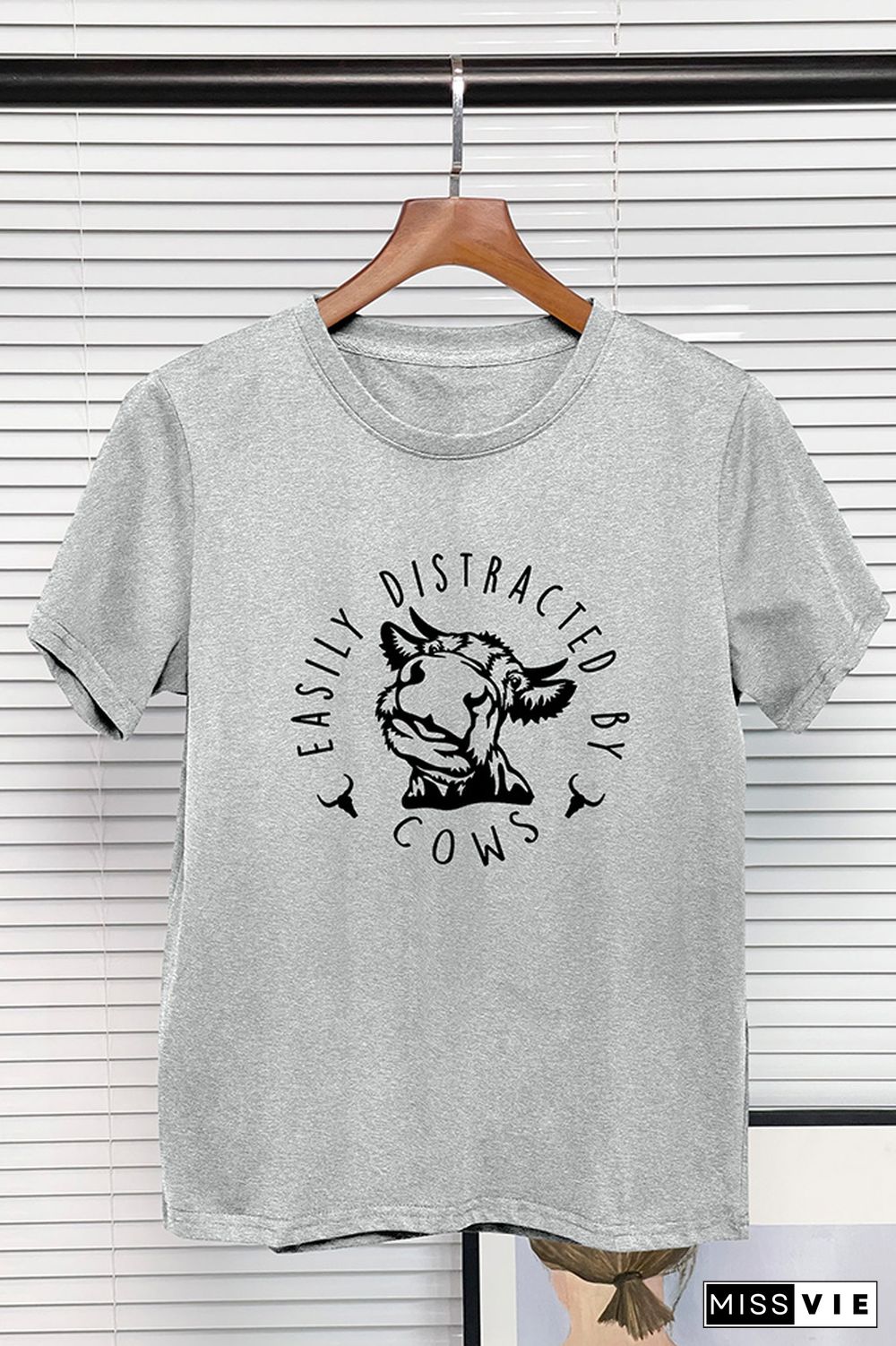 Easily Distracted By Cows Graphic Tee