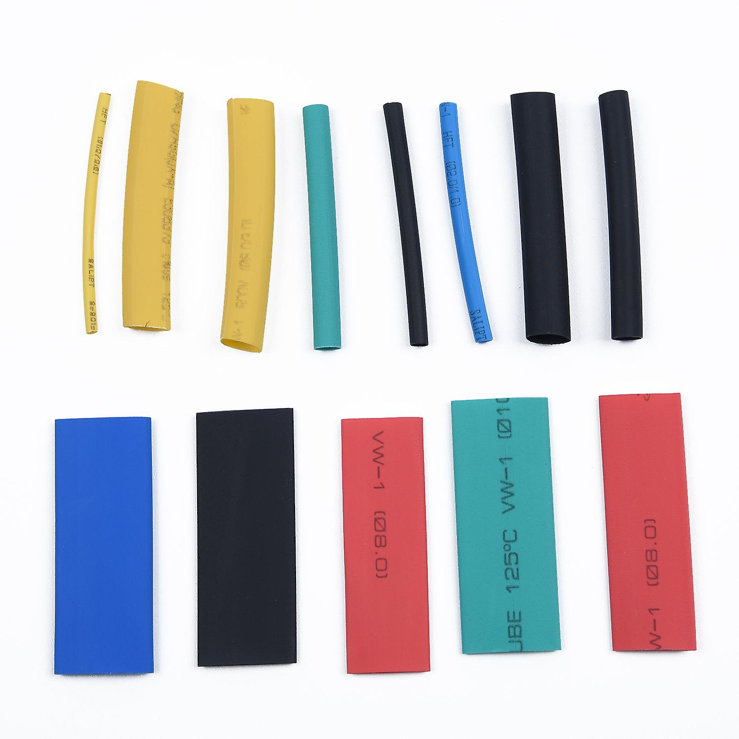 280pcs/set Cable Heat Shrink Tubing Sleeve Wire Wrap Tube 2:1 Assortment Kit With Plastic Storage Box 1/2/3/4/5/6/8/10mm