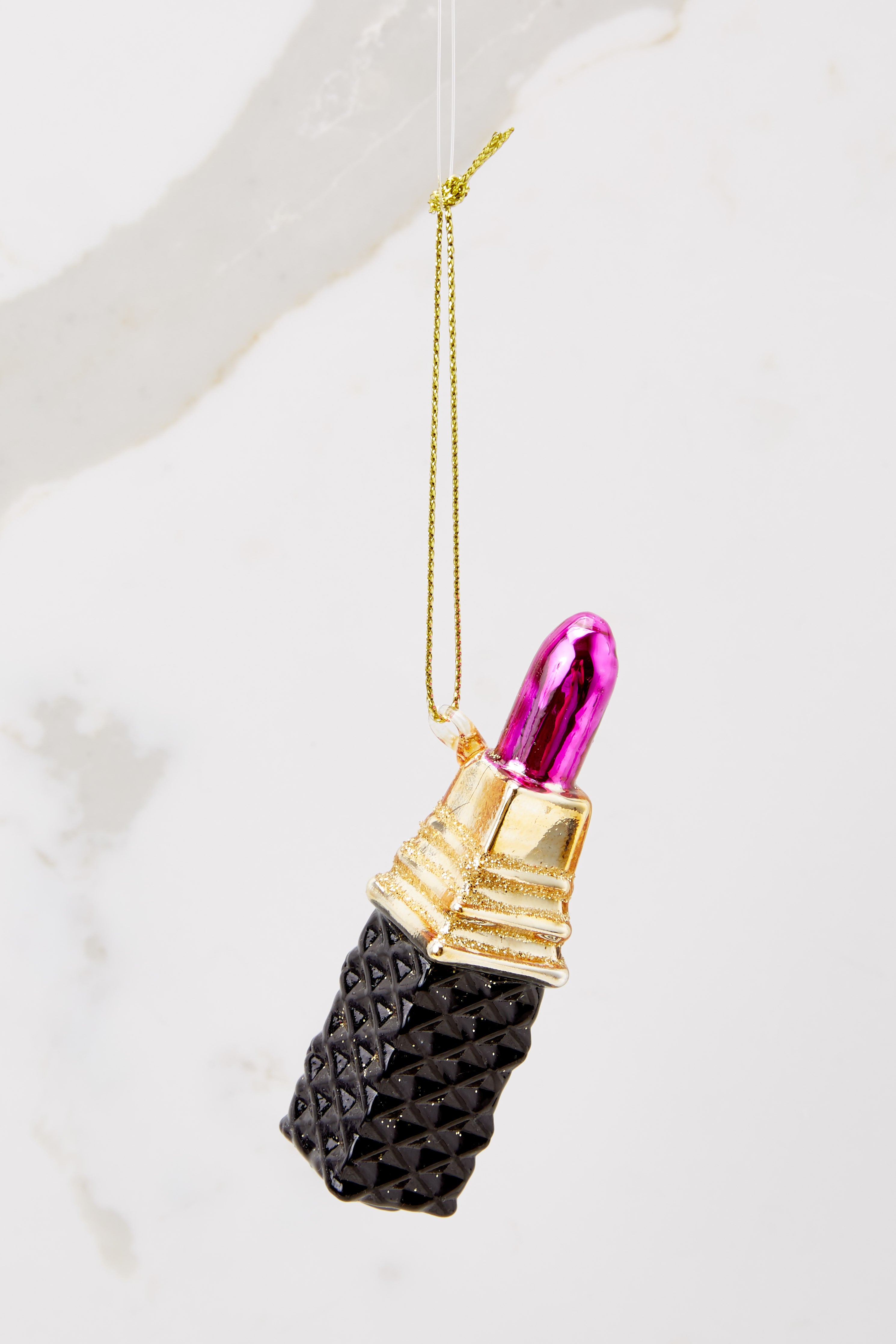 Beauty Queen Fuchsia Lipstick Ornament