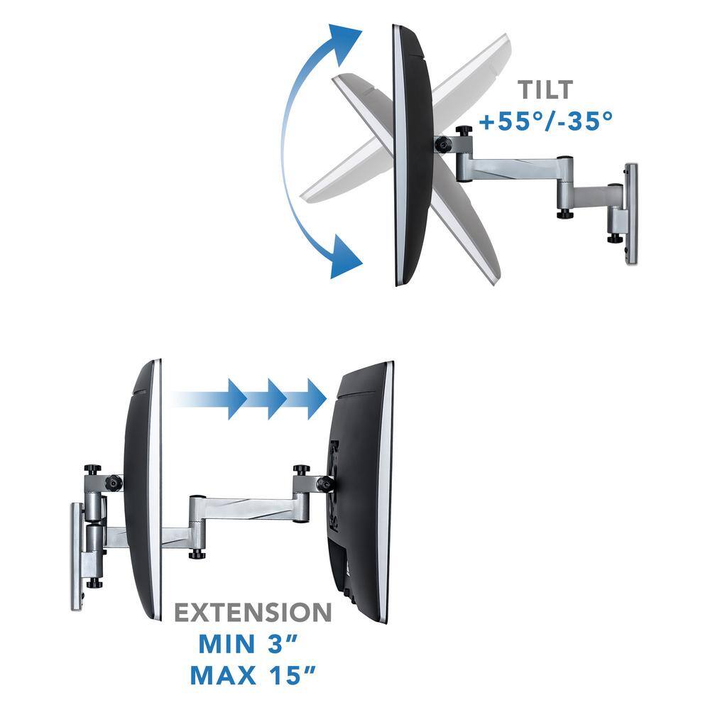 mount-it! Full Motion RV and Trailer TV Mount for 22 in. to 42 in. Screen Size MI-429