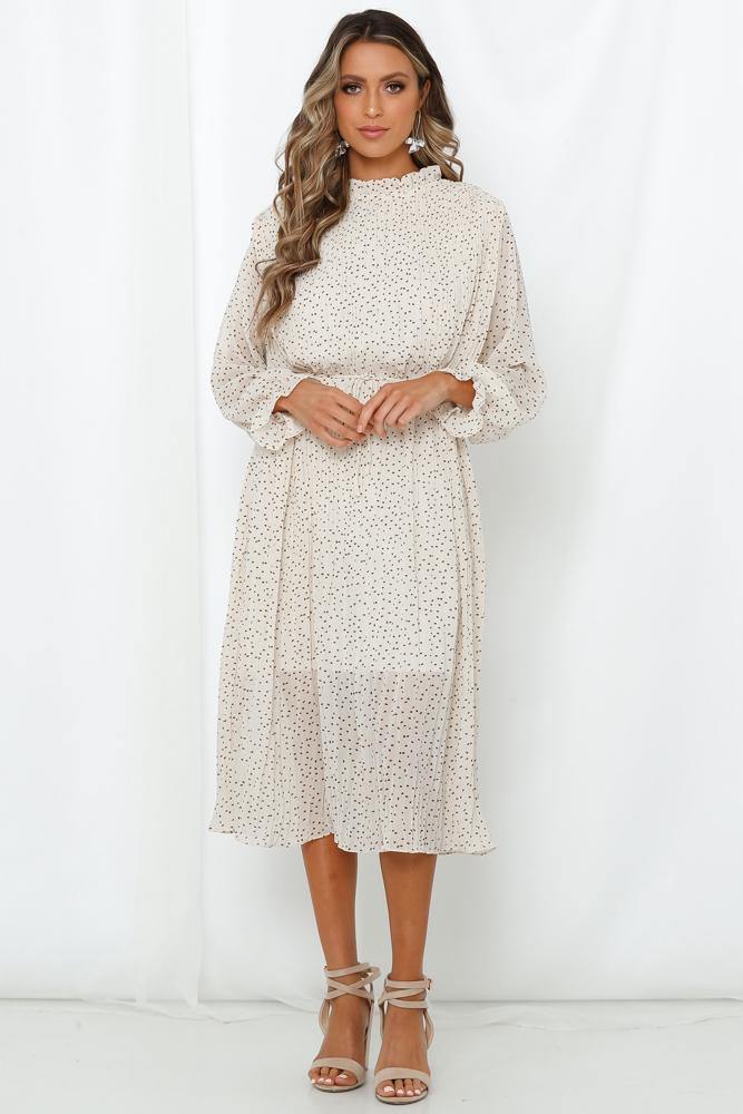 Love Of A Lifetime Midi Dress Cream