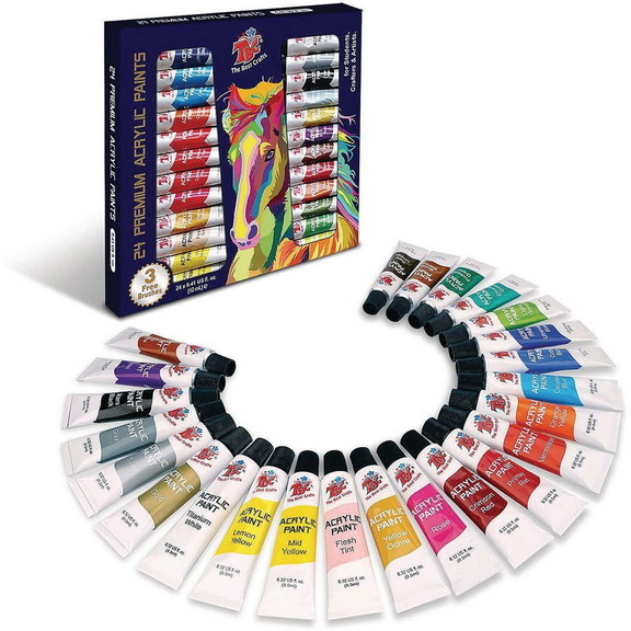 Acrylic Paint Expansion Pack (Kit of 48)