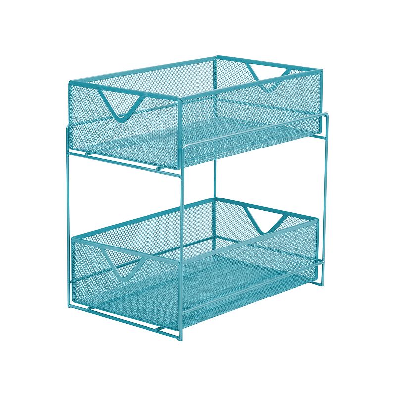 Mind Reader Network Collection 2-Tier Sliding Basket Storage