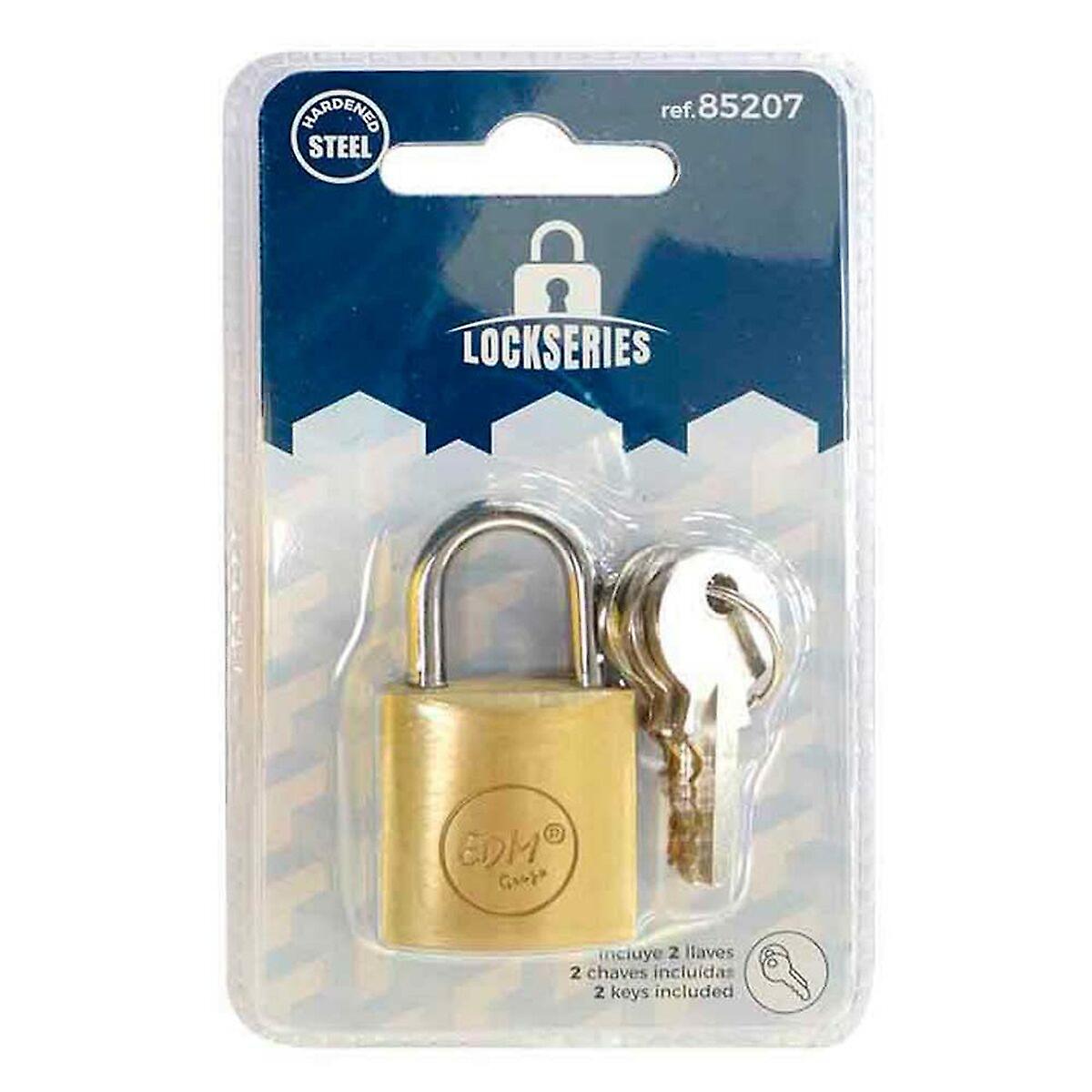 Key padlock EDM Brass normal (2，5 x 1，5 cm)