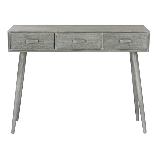 SAFAVIEH Albus Slate Grey 3-drawer Console Table - 41.8