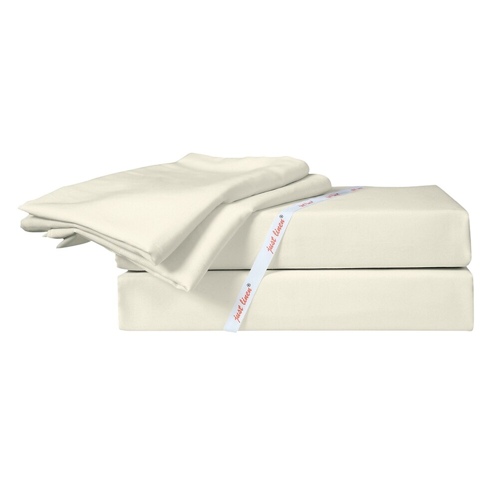 210 TC 100pct Cotton Percale Solid Pack of 4 Pillow Cases