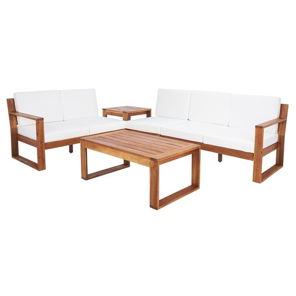 SAFAVIEH Outdoor Catryn 4Pc Outdoor Living Set