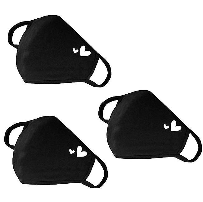 10pcs Couples Heart Face Mask Dust Masks Face Cover Winter Protective Shield