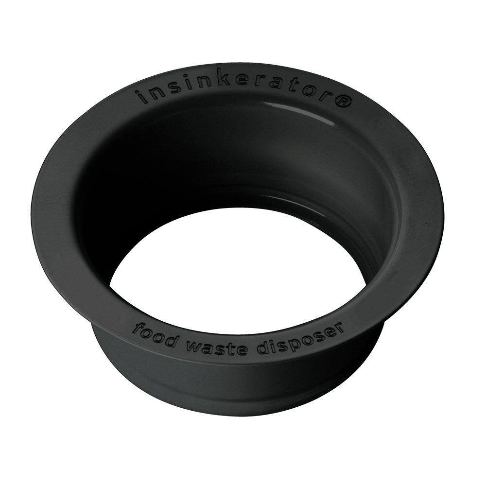 InSinkErator Kitchen Sink Flange in Matte Black for InSinkErator Garbage Disposal FLG-MTBLK