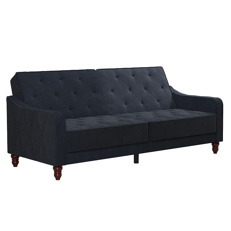 Novogratz Vintage Tufted Split Back Futon