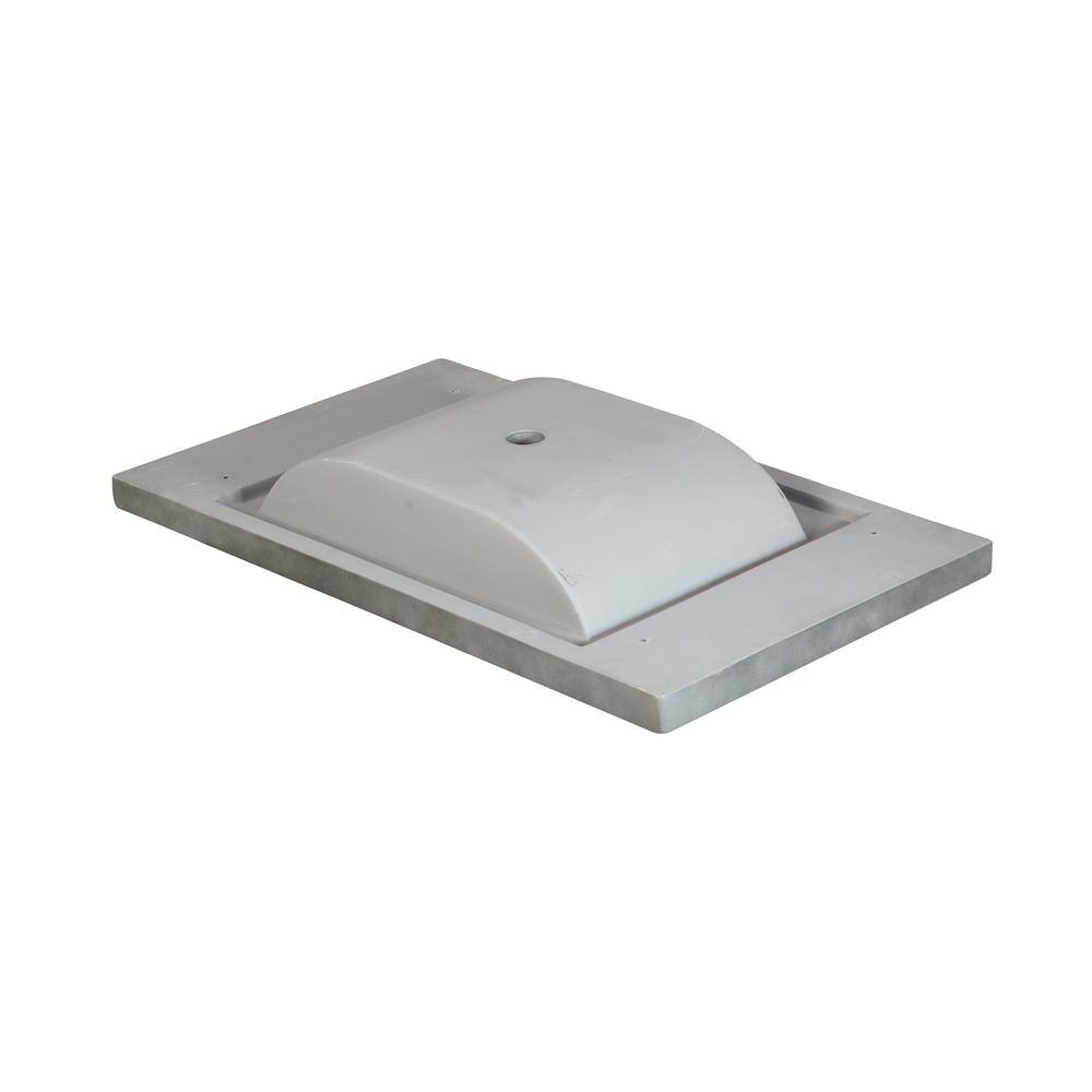 AGH Deco 42 in. Drop-in Cement Bathroom Sink IBV0042CM