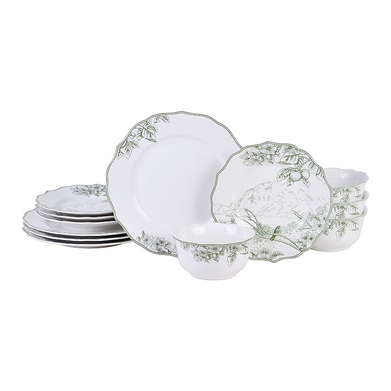 222 Fifth 12-pc. Hudson Valley Dinnerware Set