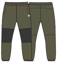 Set off Recycled Polar Fleece Jogger - True Black/ Khaki