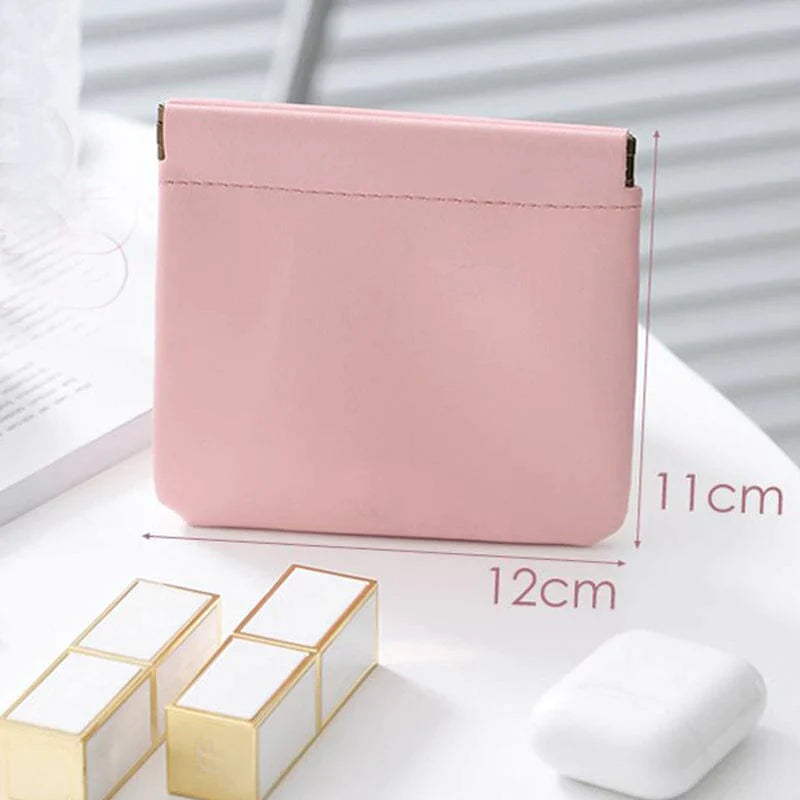 PU Leather Pocket Cosmetic Bag