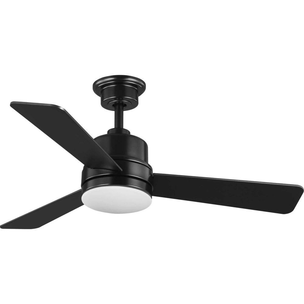 Progress Lighting Trevina II 44 in. Black Ceiling Fan P2555-3130K