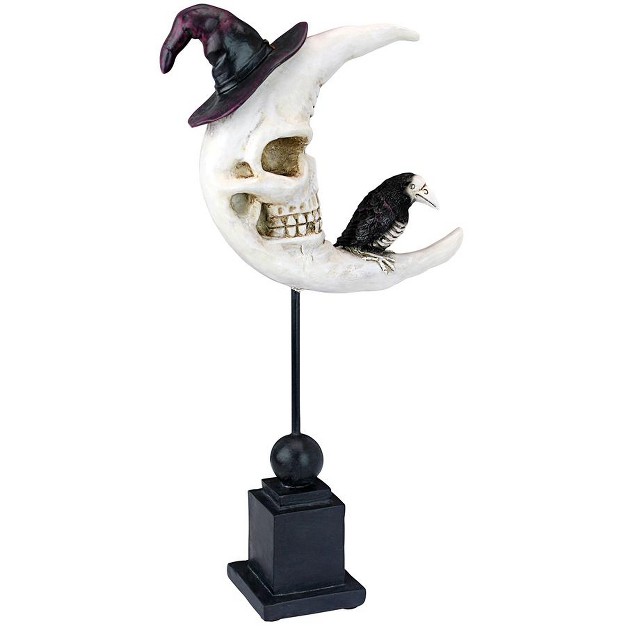 Design Toscano Warlock x27 s Raven Moon Halloween Statue