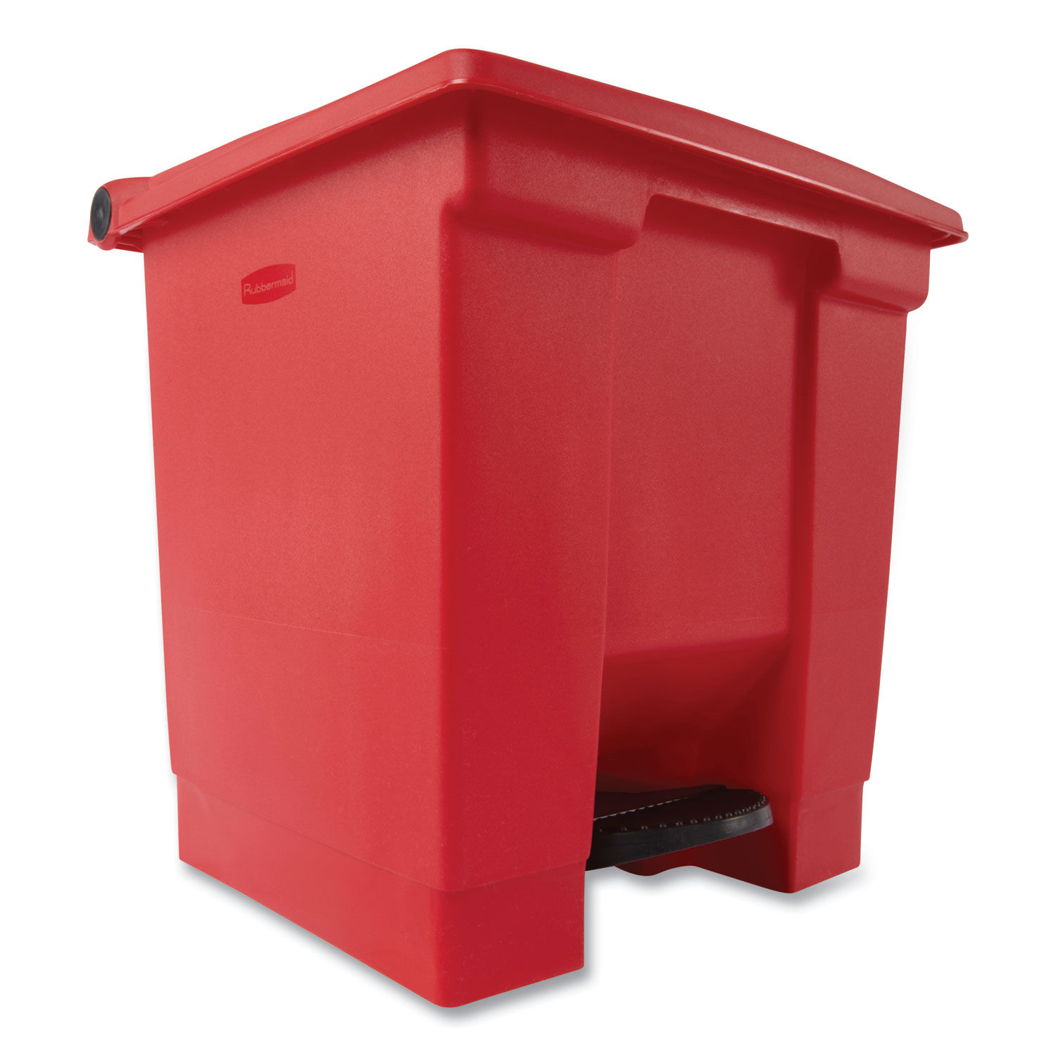 Indoor Utility Step-On Waste Container by Rubbermaidandreg; Commercial RCP6143RED