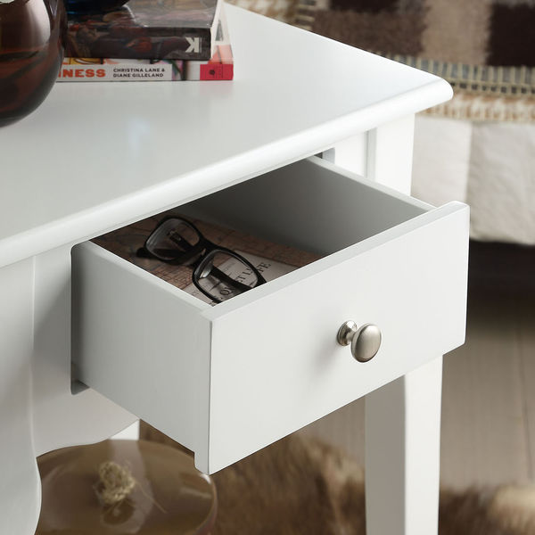 Daniella 1-Drawer Wood Storage Accent End Table by iNSPIRE Q Bold