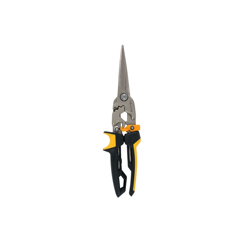 Fiskars Steel Blade Long Cut Aviation Snip with Softgrip Handle