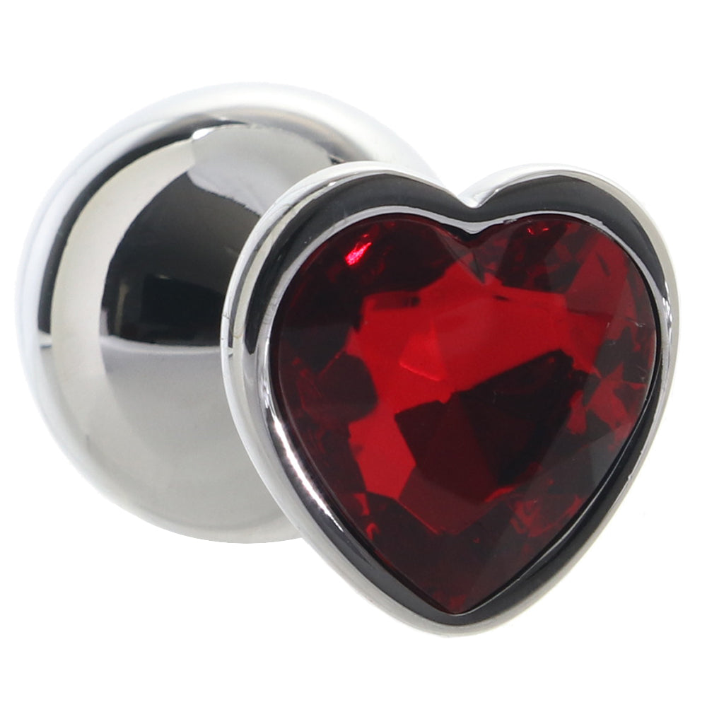 Jewel Large Ruby Heart Plug