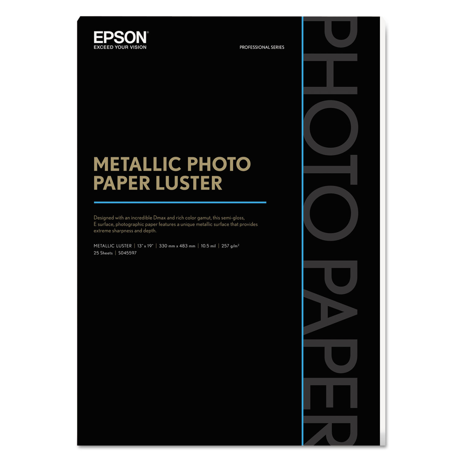 Professional Media Metallic Luster Photo Paper by andreg; EPSS045597