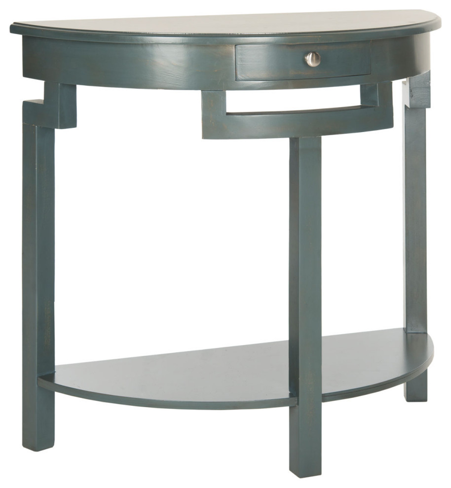 Monty Console Dark Teal   Farmhouse   Console Tables   by AED Luxury Home Decor  Houzz