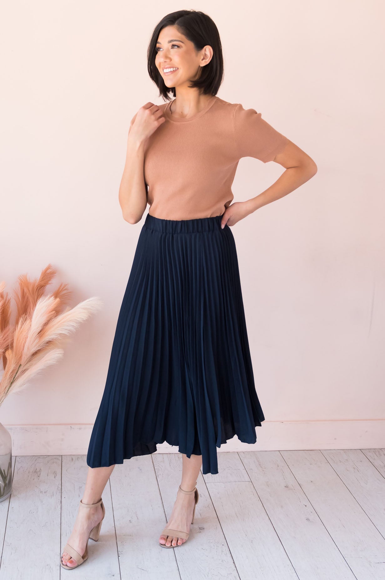 You Say I Am Loved Modest Pleat Skirt