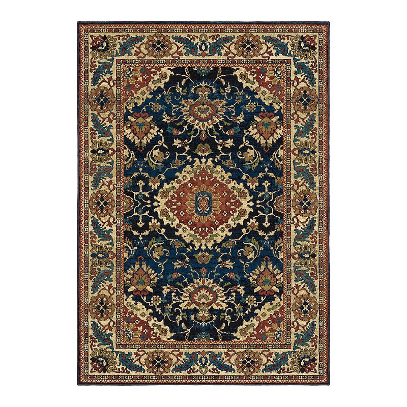 StyleHaven Anais Border Medallion Area Rug