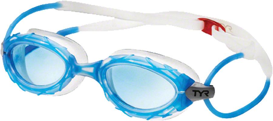 TYR Nest Pro Nano Goggle: Blue Frame/Clear Gasket/Blue Lens